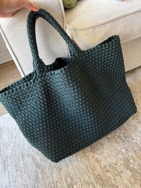NAGHEDI St. Barths Large Tote Deep Green